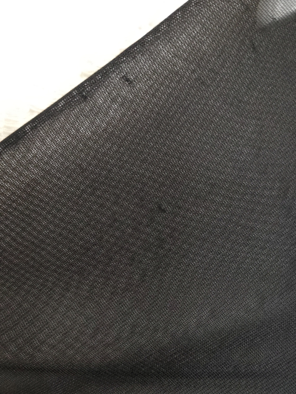 Metaphor Black Ruched Drape Top with Rhinestone Accent - Picture 14 of 14